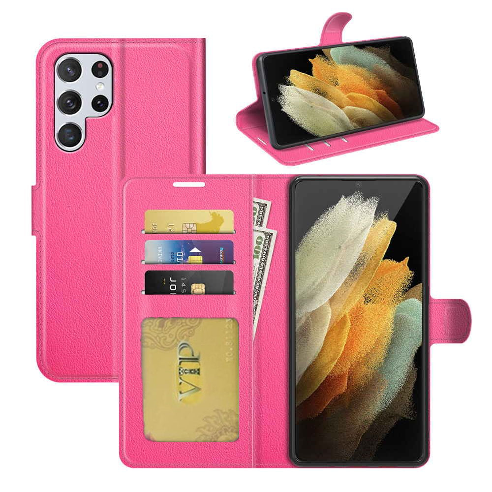 Leather Folio Wallet Case for Samsung Galaxy S24 Ultra Leather Folio Wallet Case for Samsung Galaxy S24 Ultra